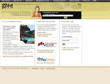 Tablet Screenshot of bpmiproperties.com